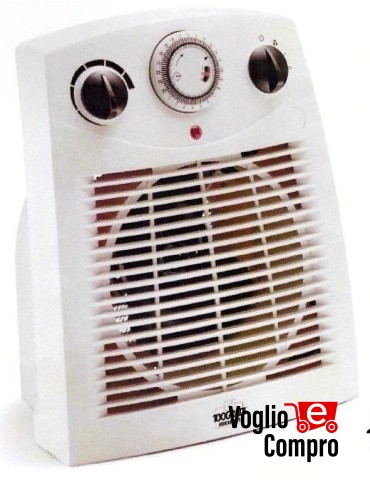 100 gradi fiseldem  THERMOTIME 2000W  TERMOVENTILATORE CON TIMER