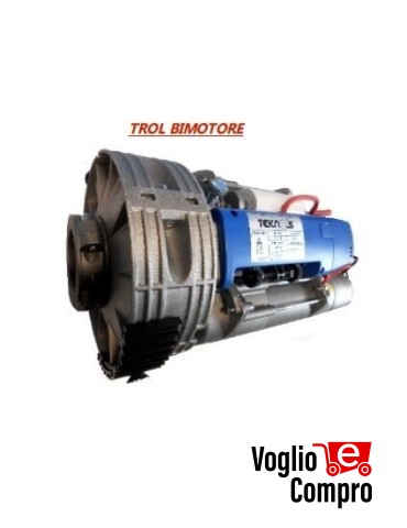 BIMOTORE CENTRO ASSE TEKNOS FINECORSA MECCANICO PER SERRANDA AVVOLGIBILE 340Kg
