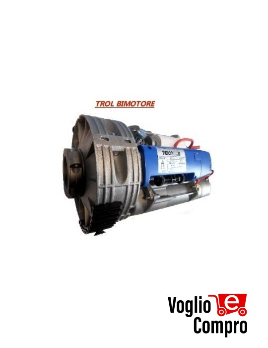 BIMOTORE CENTRO ASSE TEKNOS FINECORSA MECCANICO PER SERRANDA AVVOLGIBILE 340Kg