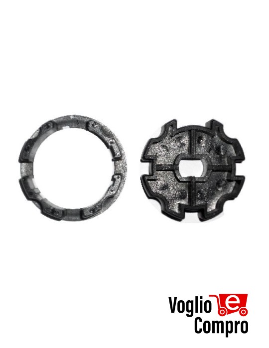 ADATTATORE PER RULLO D 60mm ALLUMINIO PER MOTORI TEKNOS T45