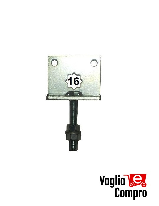 SUPPORTO REGOLAZIONE VERTICALE MOTORIDUTTORI DIAMETRO 55mm - 59mm