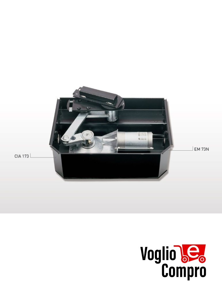 MOTORE ELETTROMECCANICO APRIMATIC EM 73 N 24V INTERRATO CANCELLO ANTA BATTENTE