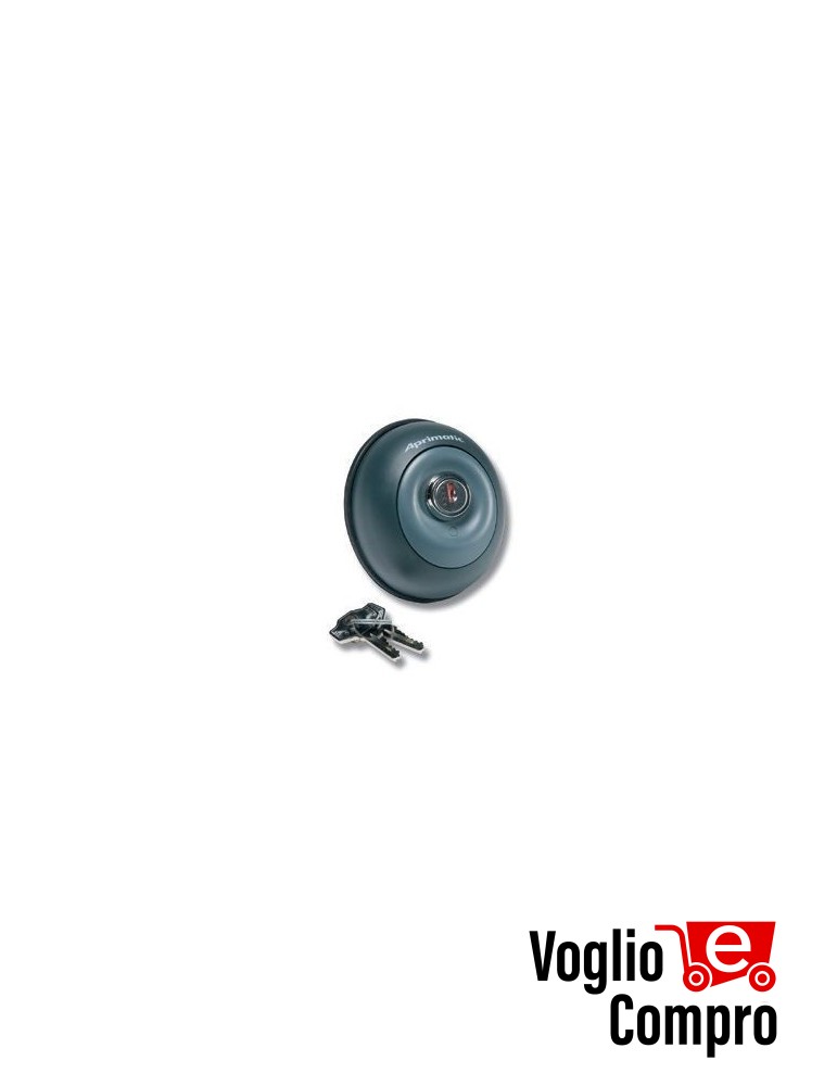 41830/007 PC12E - Pulsante a chiave a due contatti APRIMATIC, disponibili acc. per incasso