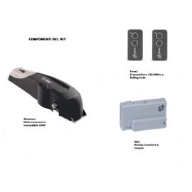 KIT AUTOMAZIONE MOTORE V2 VEGA C PER PORTE BASCULANTI FINO A 9 MQ