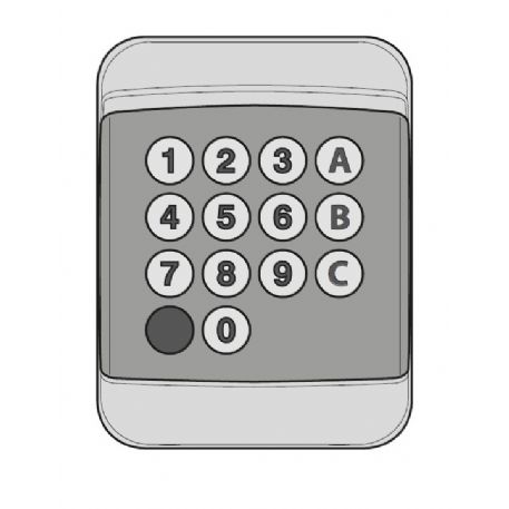 Selettore digitale via radio 433.92 Mhz V2 KIBO R433 da parete