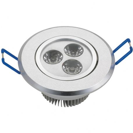 LAMPADA FARETTO LED  DA INCASSO ORIENTABILE 3W 3000K 230V