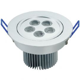 LAMPADA FARETTO LED DA INCASSO ORIENTABILE  5W 3000K 230V