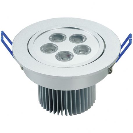 LAMPADA FARETTO LED DA INCASSO ORIENTABILE  5W 3000K 230V