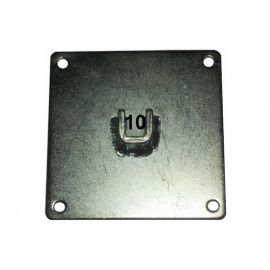 SUPPORTO QUADRO 100X100mm TEKNOS S45Q PER MOTORIDUTTORI D 35mm D 45mm