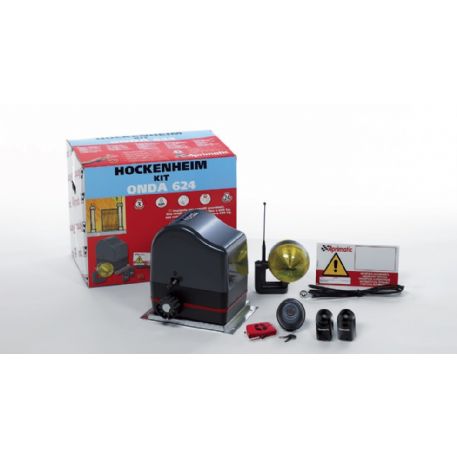 KIT MOTORE 24V CANCELLO SCORREVOLE APRIMATIC HOCKENHEIM ONDA 624 FINO A 600 KG