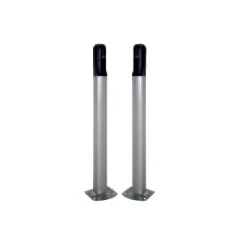 COLONNINE RIB COPPIA PER FOCELLULE FIT SLIM H 50 CM PER CANCELLI A BATTENTE E SCORREVOLI