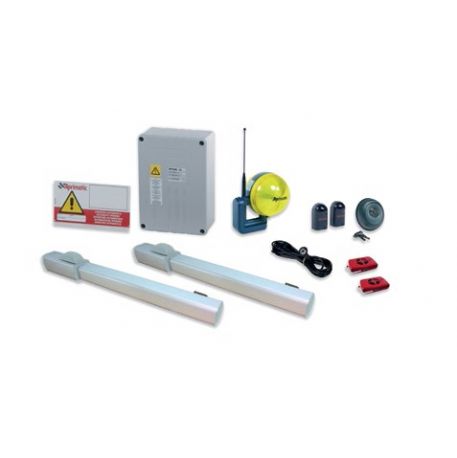 KIT APRIMATIC TWENTY B PRO 2 MOTORI PER CANCELLO BATTENTE 2 ANTE 4MT MAX