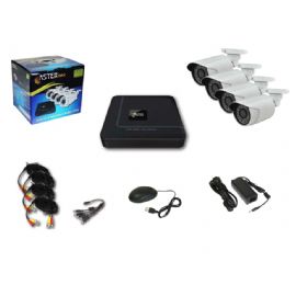 KIT VIDEOSORVEGLIANZA 4 TELECAMERE 2 Mp + ICR  - DVR 4 IN 1080n,Cloud,VGA,HDMI