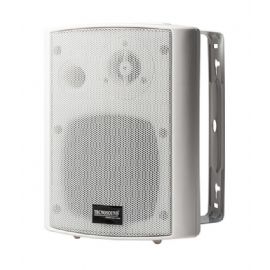 DIFFUSORE CASSA ACUSTICA DA PARETE RTS 30W 2 VIE 8 Ohm COMPLETO DI STAFFA BIANCO