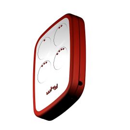 TELECOMANDO RADIOCOMANDO WHY EVO 21.1 UNIVERSALE  ROLLING CODE E FIX CODE ROSSO