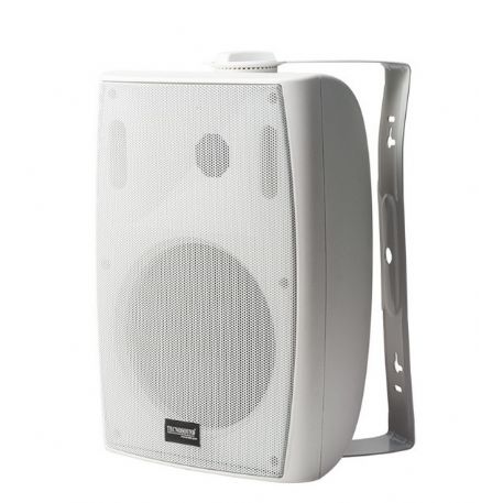 DIFFUSORE CASSA ACUSTICA DA PARETE RTS 50W 2 VIE 8 Ohm COMPLETO DI STAFFA BIANCO