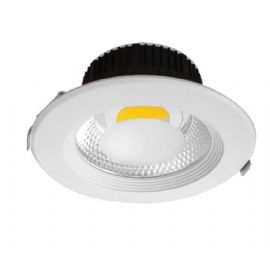 LAMPADA FARO LED DA INCASSO 15W 3000K 230V D. EST. 175 D. FORO 155 ALTEZZA 77