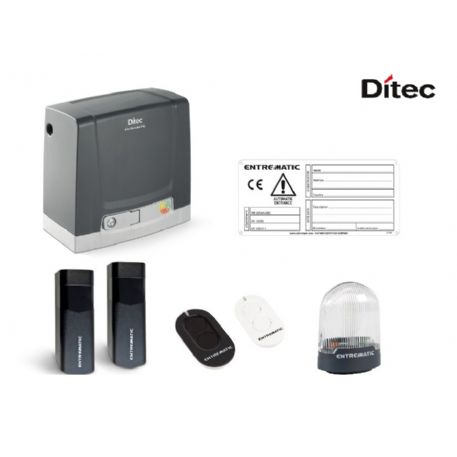 KIT MOTORE DITEC NEOS DIT400NESL PER CANCELLO SCORREVOLE FINO 400 KG SERVIZIO INTENSO