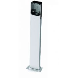 COLONNINA IN ALLUMINIO DA ESTERNO CON BASE DITEC AXC100 AXCBS ALTEZZA 1 Mt PER FOTOCELLULE LIN2