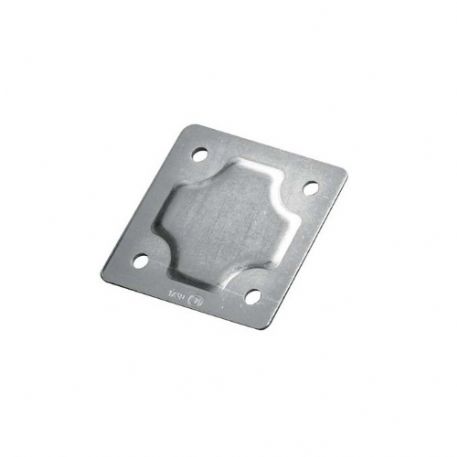 Piastra 84x84 mm zincata 8312L