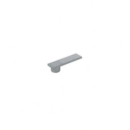 Piastra Destra inferiore in acciaio zincato con boccola foro quadro accessorio COMBI 740 746DXL