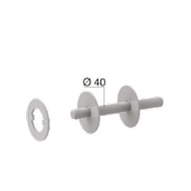 KIT ALBERO / FLANGIA MISURE EUROPEE IN mm Ø133 x 4 ACCESSORIO KING GATES RING XL