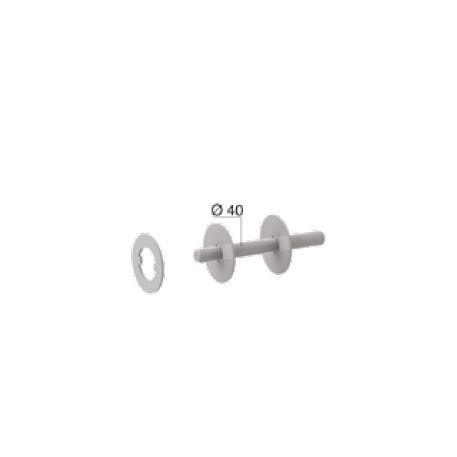 KIT ALBERO / FLANGIA MISURE INGLESI Ø 6 INCH ACCESSORIO PER KING GATES RING XL