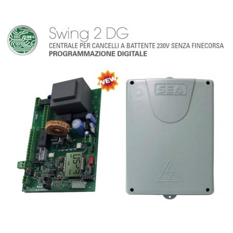 Centrale SEA per cancelli a battente 230V Swing 2DG comp. Faac con Scatola